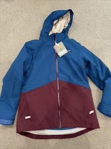 Patagonia Girls 4 in 1 Everyday Jacket Size 12 Large Crater Blue NEW! - Picture 1 of 5
