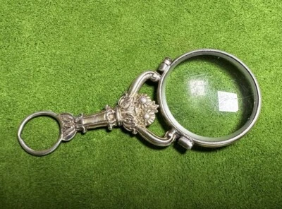 Ancien Loupe Époque Empire - Argent Vermeil - Photo 1/4