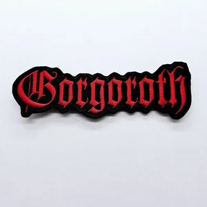 GORGOROTH RED LOGO SHAPED  EMBROIDERED PATCH - Picture 1 of 2