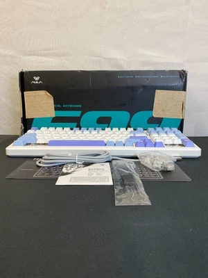 Aula F99 Multicolor 99 Keys 3 In 1 Hot Swappable RGB Gasket Mechanical Keyboard - Image 1 of 4