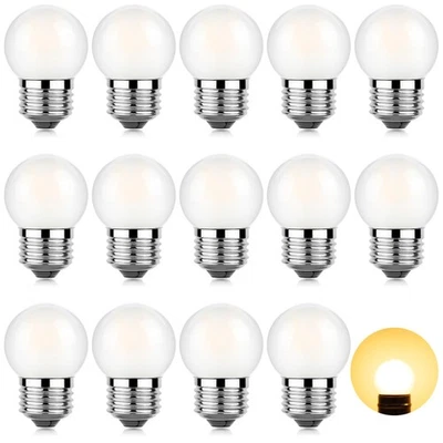 Light Bulb 3W G40 E26 Soft Warm White 2700K 15 Pack 260lm - Image 1 of 4