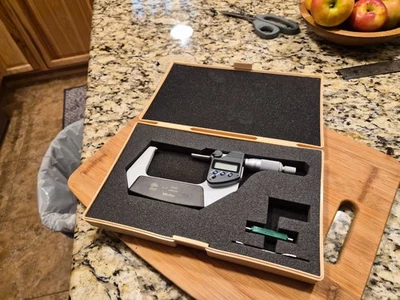 MITUTOYO 293-332 Digital Micrometer, 2"-3" Range - Free USA Shipping - Image 1 of 4