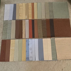 75+Pcs Wallpaper Sample Lot Crafts Scrapbook 8”x10” Wolf Gordon Arc Com Vinyl - Picture 1 of 3