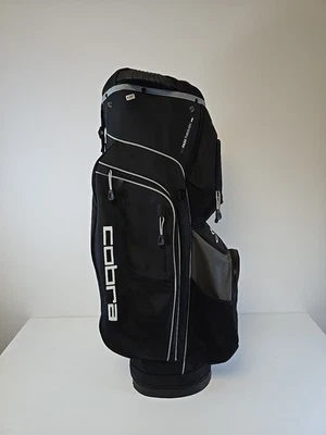 Cobra Cart/Trolley Golf Bag 14-Way All Black + Strap NO RAINCOVER KC8397 - Image 1 of 4