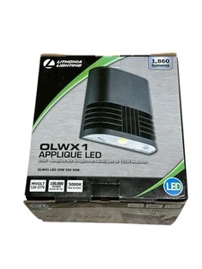 Lithonia Lighting OLWX1 LED 20w 50k Mvolt 1860 Lumens Wallpack Security Light - Picture 1 of 5
