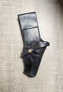 VINTAGE SAFETY SPEED 4" LEATHER 38 REVOLVER HOLSTER - Picture 1 of 7