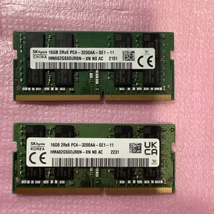 32GB KIT (2 x 16GB) DDR4 3200MHz PC4-25600 SODIMM Laptop Memory Ships Fast - Picture 1 of 1