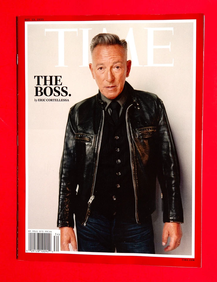 Time Magazine October 13th 2025 THE BOSS Bruce Springsteen - Image 1 of 4