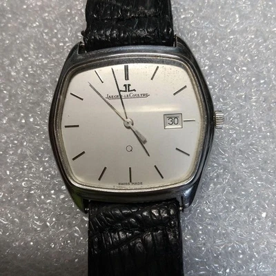 Reloj de cuarzo Jaeger-LeCoultre hexagonal fecha para hombre cal900 35x32 mm plateado vintage Foto 1 de 4