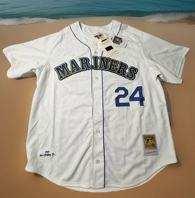 MITCHELL & NESS AUTHENTIC SEATTLE MARINERS 2XL KEN GRIFFEY JR. JERSEY $300 - Image 1 of 4