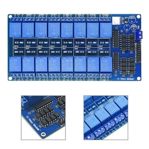 1 PC 16-Kanal-5V-Relaisschirmmodulkomponenten mit Optokoppler für - Bild 1 von 7