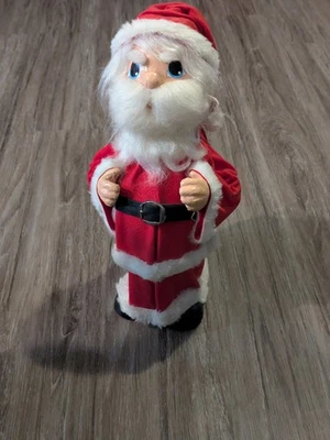 Vintage Christmas Paper Mache Santa Claus Large Figure 16" Handmade Sculpture - Image 1 of 4