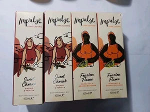 100ml Impulse Sweet Cherub Body Mist Orchid + Vanilla ×2 + 2 - Picture 1 of 5