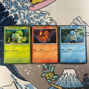 Set Of 3 Bulbasaur SVP046 Charmander SVP047 Squirtle SVP048 Holo Promos NM/LP - Bild 1 von 2