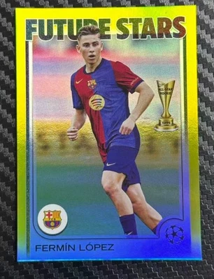 Fermin Lopez 2024-25 Topps Flagship UCC Future Stars Yellow 036/175 #162 - Image 1 of 2