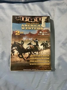 Great American Western 8 Full Length Movies 2 DVD Pack 2003 NEW - Imagen 1 de 4