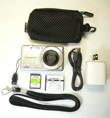 Olympus VG-110 Compact Digital Camera 12MP 4x Optical Zoom Reliable Item - Image 1 of 4