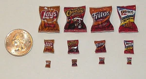 Wholesale Dollhouse Miniature Chips 36 bags Food 1:12 Scale B296 Dollys Gallery - Picture 1 of 1