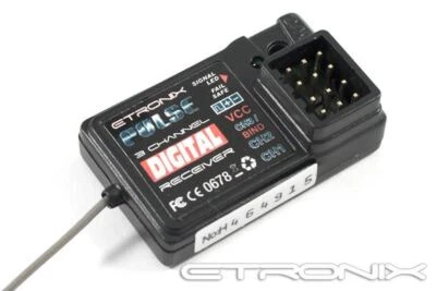 Etronix Pulse GFSK 3Ch 2.4Ghz Receiver (for ET1060) ET1095 RX 3 channel - Image 1 of 3