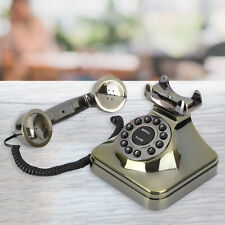 Antiguo teléfono para el hogar retro vintage antiguo dial para el hogar identificador de llamadas nuevo