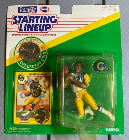 Flipper Anderson - LA St Louis Rams 1991 Special Starting Ed. Lineup NFL Figure Cover