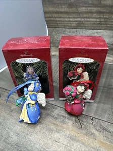 Hallmark Keepsake - Angelo Iris - Linguaggio dei Fiori - #3 In Serie - 1998 -MIB - Foto 1 di 10