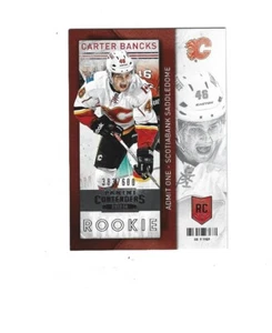 2013-14 Panini Contenders #125 Carter Bancks RC  /600 CALGARY FLAMES - Bild 1 von 1