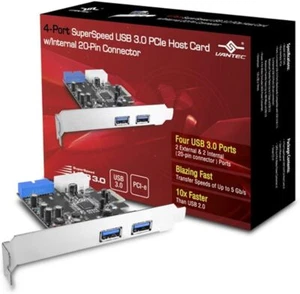 Vantec UGT-PC345 - USB adapter - PCIe 2.0 - USB 3.0 - 4 ports - Picture 1 of 2