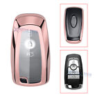 Pink Keyless Entry Key Cover Shell For Ford Mustang F-150 250 350 3/4/5 Button