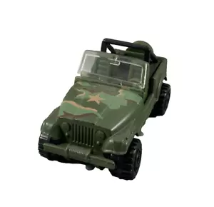 Vintage Hot Wheels Action Command Jeep CJ-7 Olive Green Camouflage Die Cast - Picture 1 of 6