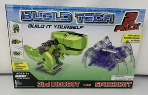 Build Tech 3in1 Solar Dinobot vs Spiderbot - 2 Pack (GS21061) BRAND NEW - Picture 1 of 24