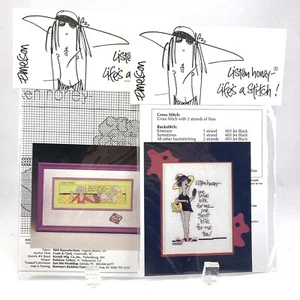 2 Listen Honey Lifes A Stitch Cross Stitch Patterns Funny Sayings Twisted Thread - Picture 1 of 4