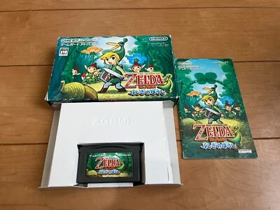Gameboy Advance The Legend of Zelda The Minish Cap with Box,Manual Japan - Image 1 of 4