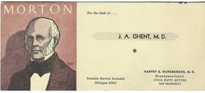 Röntgenologe tragbare Röntgenstrahlen Harvey Hunsberger M.D. Blotter San Francisco NN - Bild 1 von 2