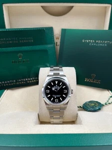 Rolex Explorer I 36mm 124270 Box & Papers 2022 Full Kit - Picture 1 of 11