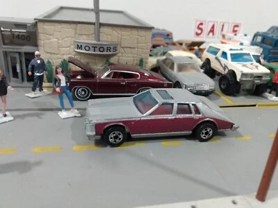 Hot Wheels 1980 Cadillac Seville Silver Purple Hong Kong The Hot Ones Die Cast - Image 1 of 4