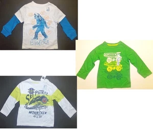 Baby Gap Toddler Boys Long Sleeve T-Shirts Sizes 2T and 4T NWT - Picture 1 of 4