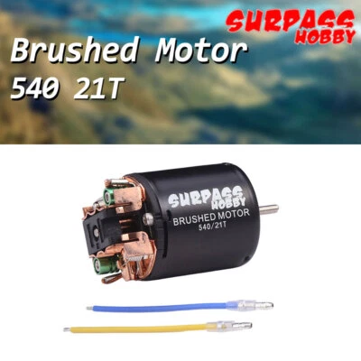 Surpass Hobby 540 21T Brushed Motor for 1/10 HSP HPI Wltoys Kyosho Tamiya RC Car - Photo 1/4