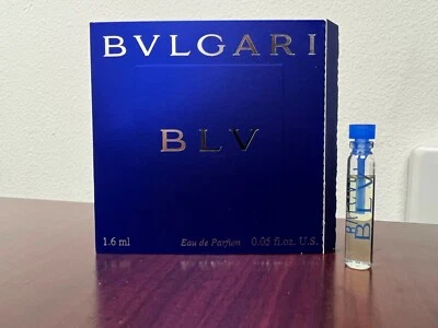 BVLGARI BLV POUR FEMME 0,05 oz / 1,6 ml eau de parfum dab en muestra frasco cardado Foto 1 de 2