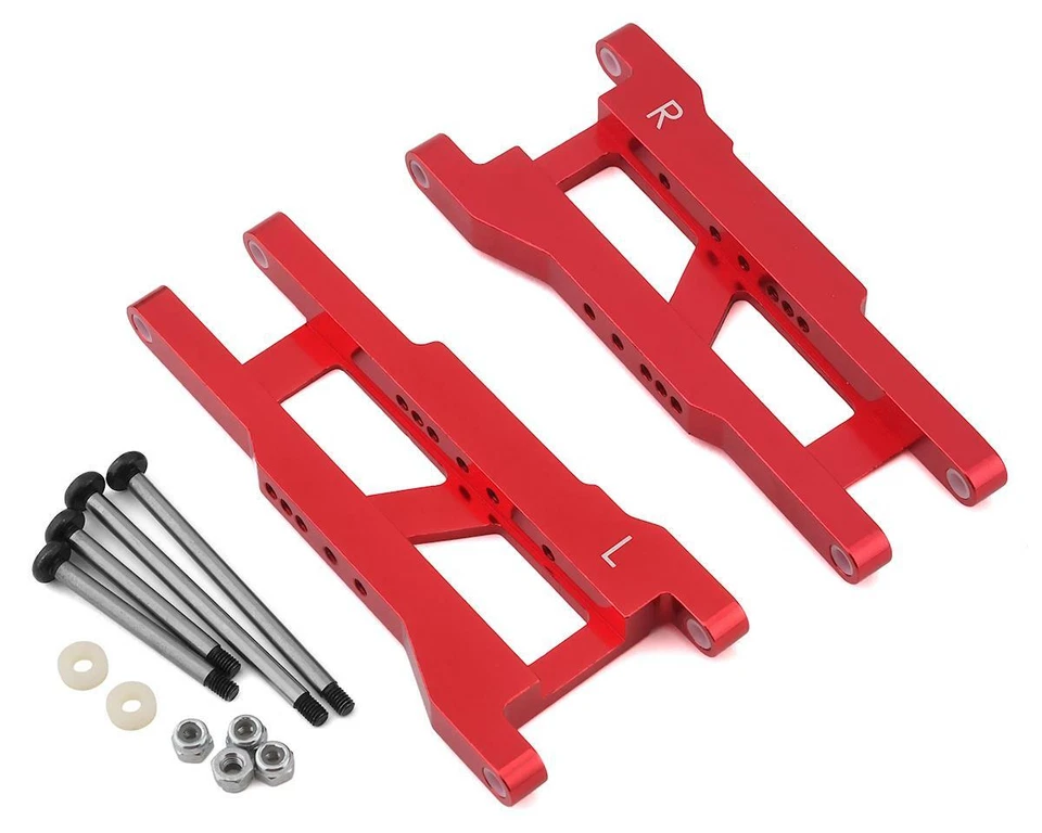 STRC St3655xr Traxxas 2wd Stampede Rustler Red Aluminum Rear Suspension Arms