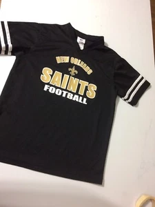 NFL SAINTS JERSEY KIDS 16-18 NEW ORLEANS FOOTBALL TEAM PLAYER SHIRT YOUTH 16 18 - Picture 1 of 7