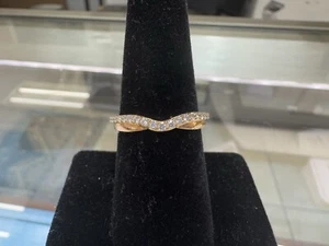 18k Rose Gold Diamond Band - Picture 1 of 6