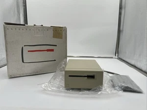 Vintage Apple Macintosh M0130 External Floppy Disk Drive Mac Untested With Box - Bild 1 von 7