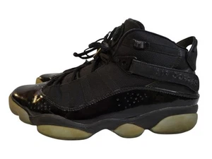 Nike Air Jordan 6 anelli nero ghiaccio sneakers uomo taglia 10 nero 322992-011 - Foto 1 di 8