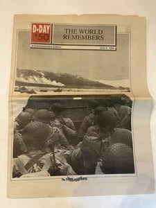 WW2 D-DAY 50TH ANNIVERSARY 16 Pages Stars And Stripes Newspaper JUNE 6th 1994 - Picture 1 of 12