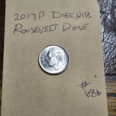   2017P  Roosevelt Dime Multi  Die Chips Obverse Reverse - Image 1 of 4