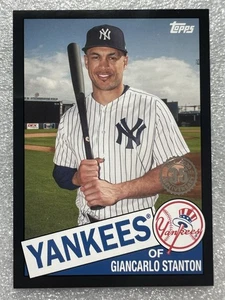 2020 Topps - 1985 Topps Baseball Series 2 Giancarlo Stanton #85TB-29 Black /299 - Picture 1 of 3