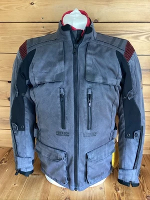 Spada Stelvio Men's Waterproof Motorcycle Motorbike Jacket Small Grey - Image 1 of 4