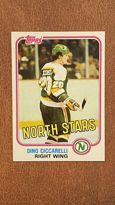 1981-82 Topps Dino Ciccarelli #105W (RC) - Minnesota North Stars (HOF) Foto 1 de 2