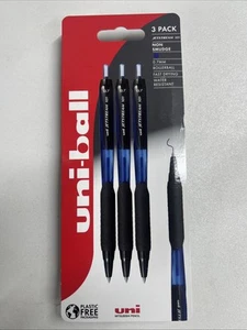 Uni Ball Jetstream 0.7 Rollerball Secado Rápido Resistente al Agua Azul Paquete de 3 - Imagen 1 de 3